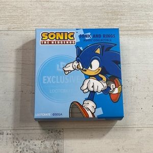 Loot Crate Exclusive Sega Sonic The Hedgehog Sonic and Rings Collectible